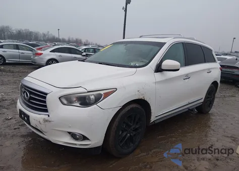 2013 Infiniti Jx35 z USA, uszkodzony, nr VIN 5N1AL0MM0DC328639